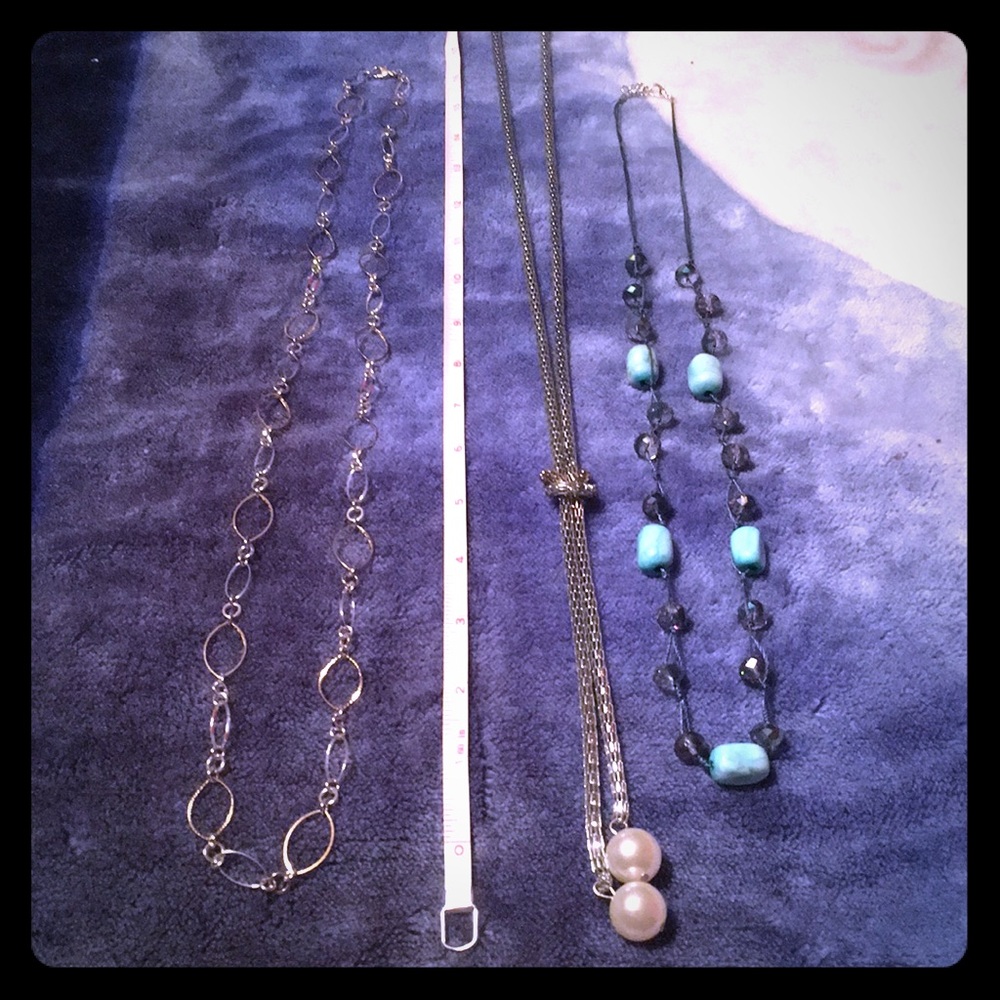 3 long Necklaces